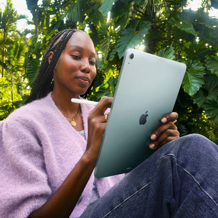 Apple iPad Air lets you connect to external displays and more with the USB-C connector..jpeg