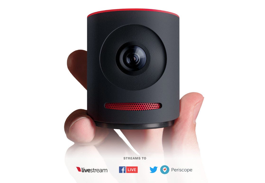 mevo app external audio