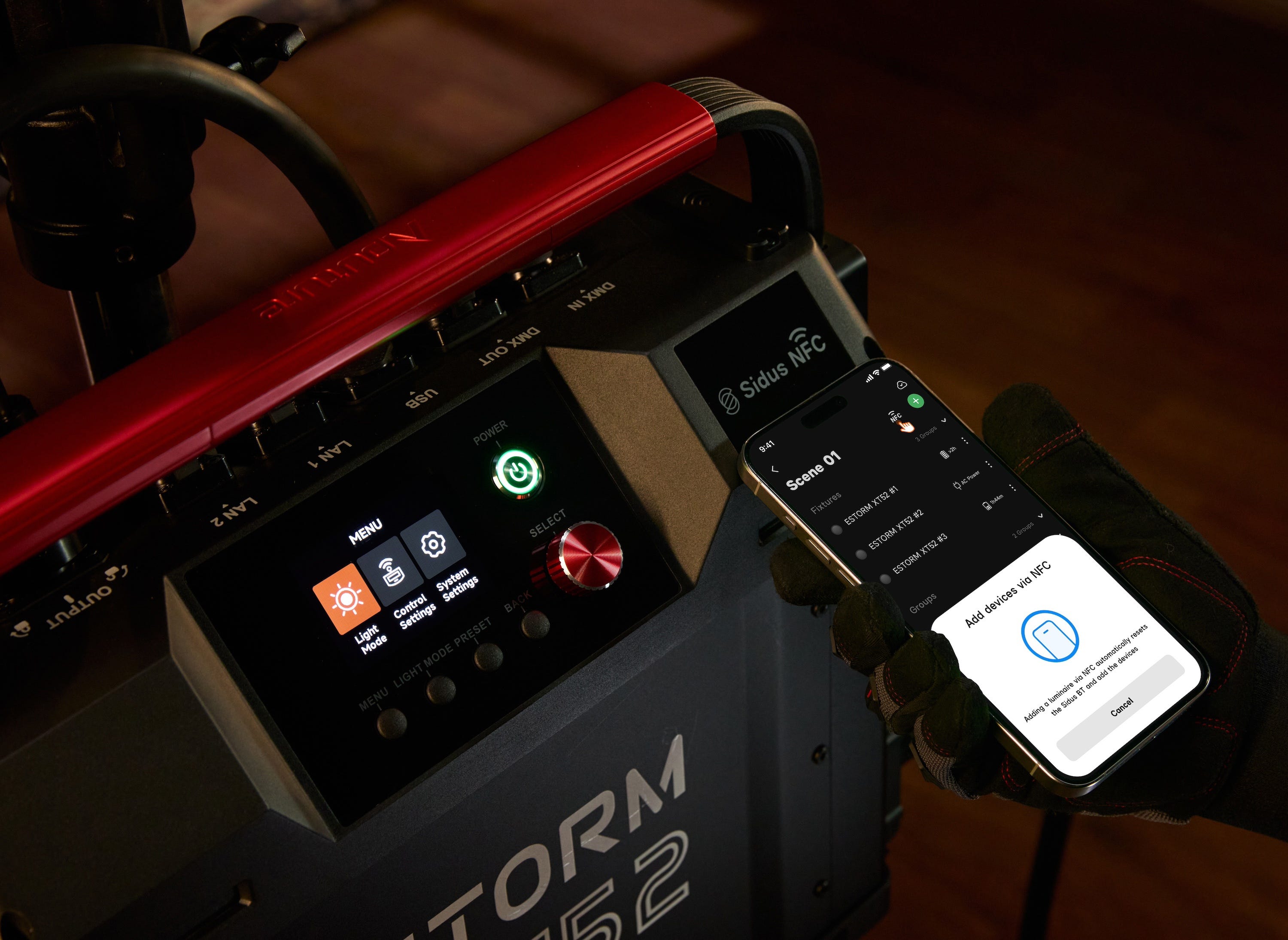 Aputure STORM XT52 ensures seamless compatibility with modern lighting workflows