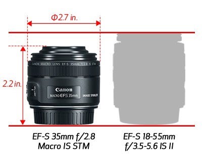 Canon EF-S 35mm f/2.8 Macro IS STM Lens - Adorama Canon EF-S 35mm f/2.8 Macro IS STM Lens - Adorama