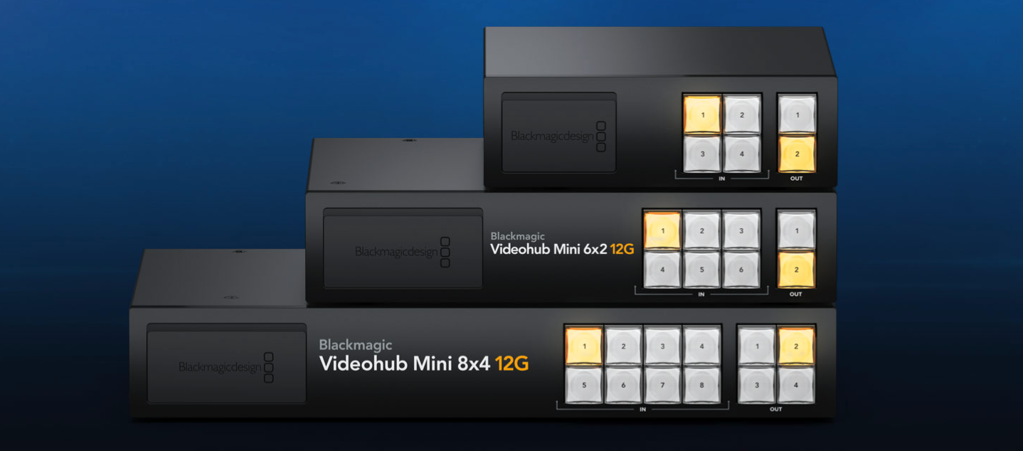 Blackmagic Design Videohub Mini 8x4 12G Router 