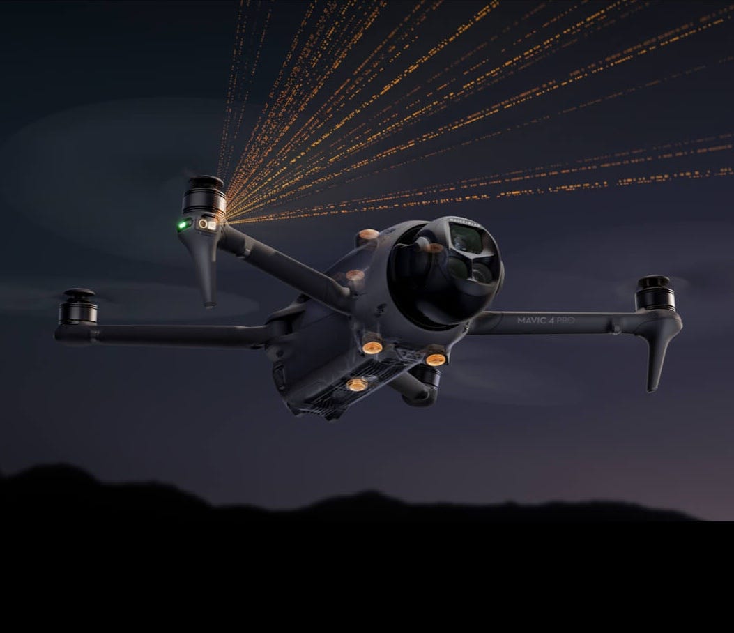 DJI Mavic 4 Pro achieves omnidirectional obstacle avoidance in low light