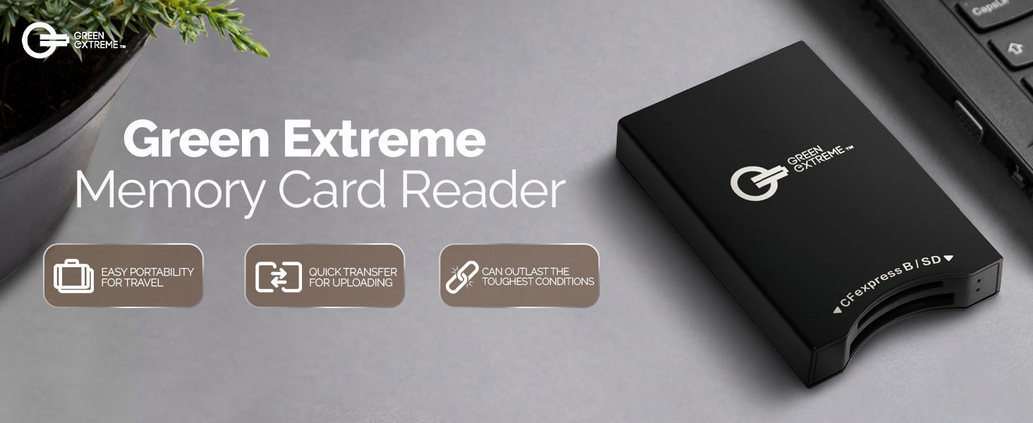 USB-C 3.2 Gen 2 CFexpress Type-B and SD UHS-II Memory Card Reader