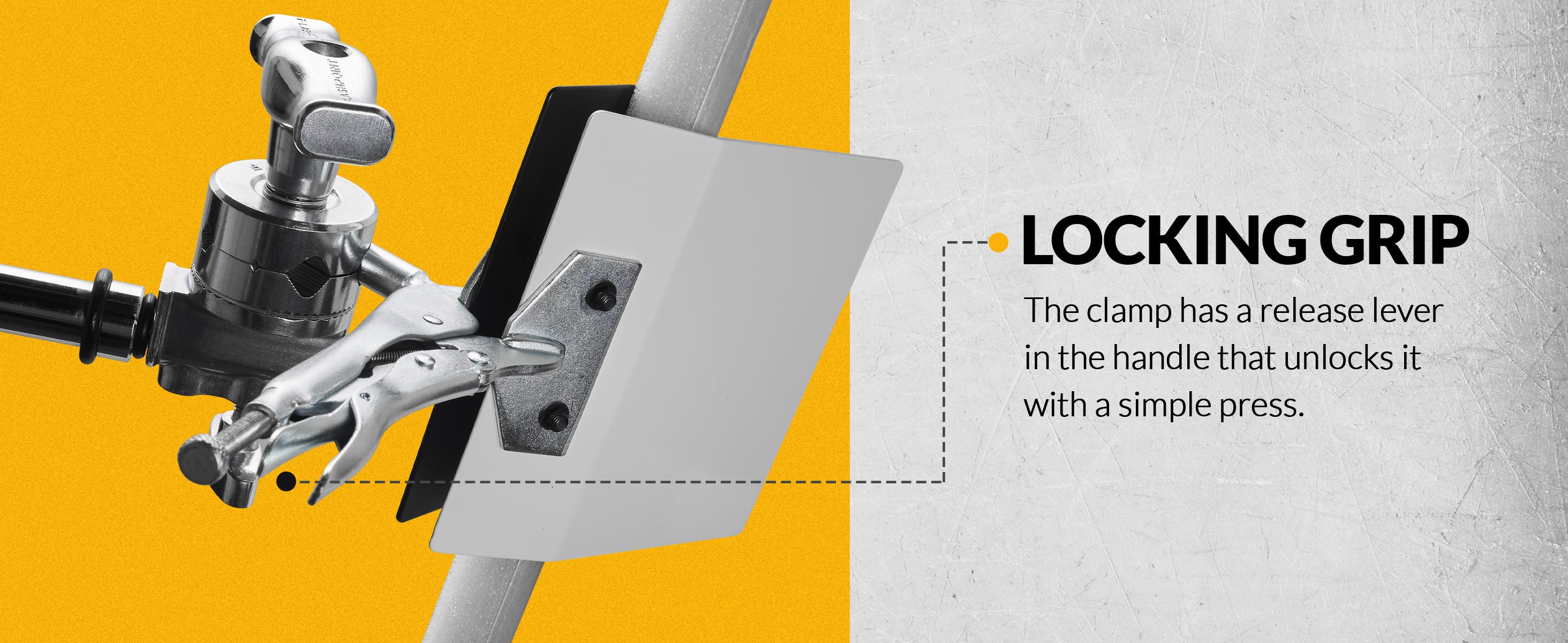 Duckbill Style Plate Clamp