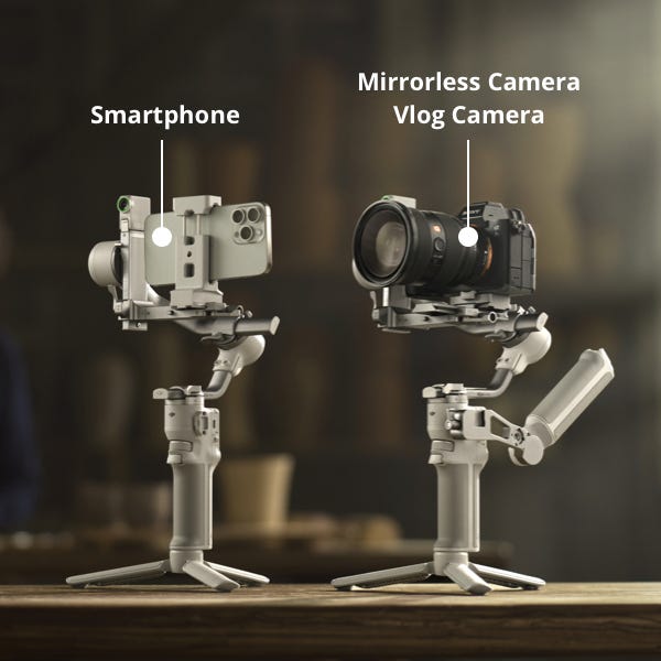 Versatility - Handles Cameras and Smartphones