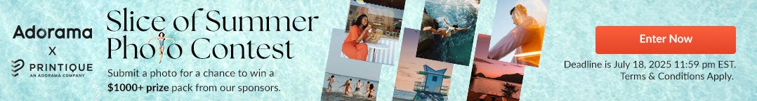 Adorama Printique summer contest