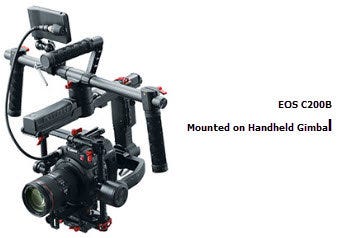 Canon EOS C200B Cinema Camcorder Body Only - EF Lens Mount