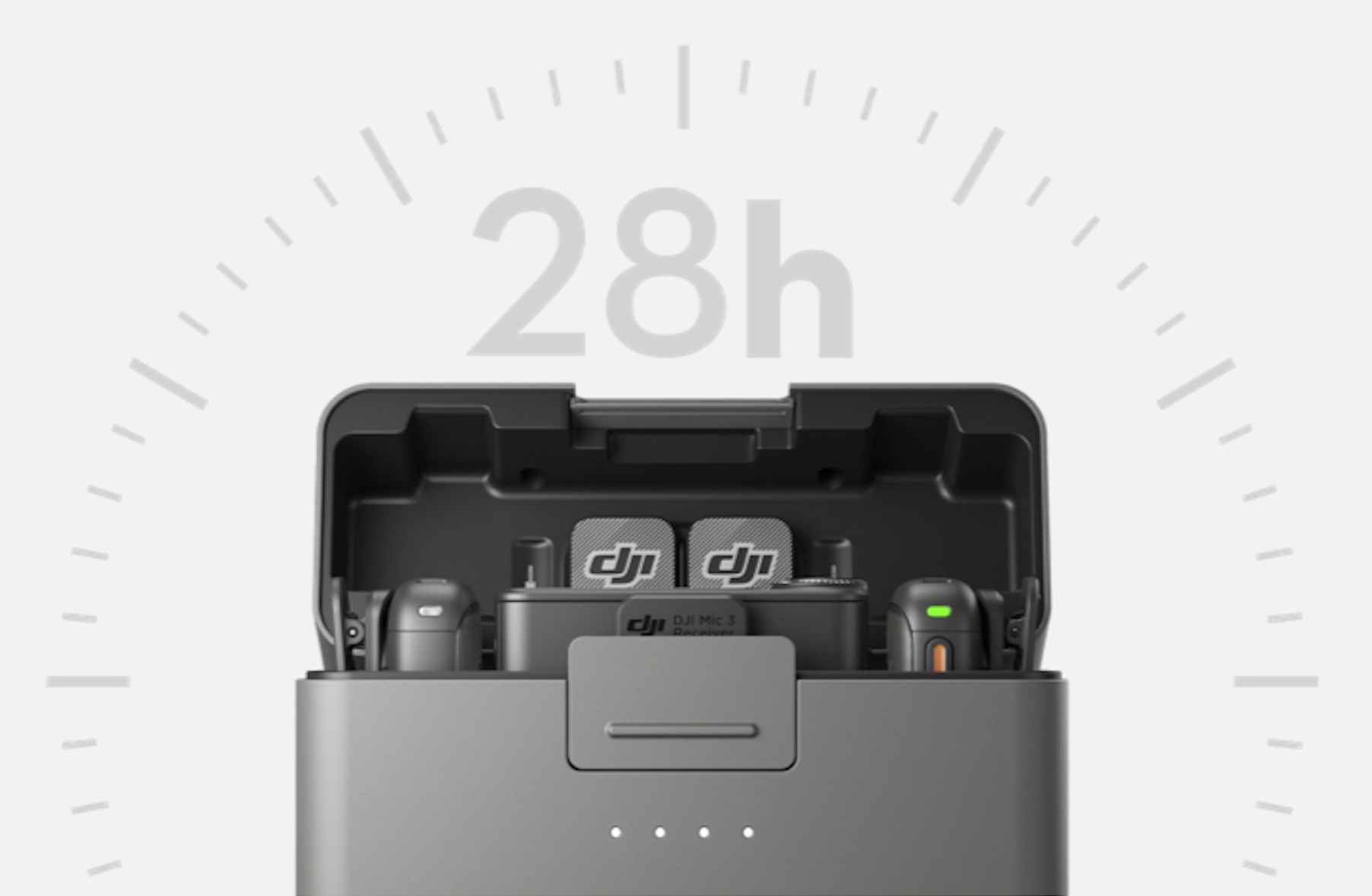 DJI Mic 3 Extended battery life