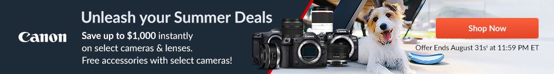 Canon End of Aug Promo