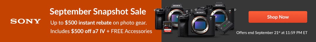 Sony September Rebates