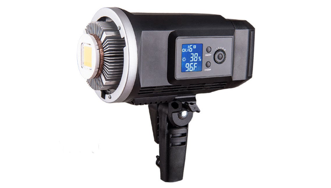 GODOX SLB60Y Torche Vidéo LED Version tungstène 60W Haute Puissance avec Batterie au Lithium pour lextérieur appareils Photo Reflex numériques 