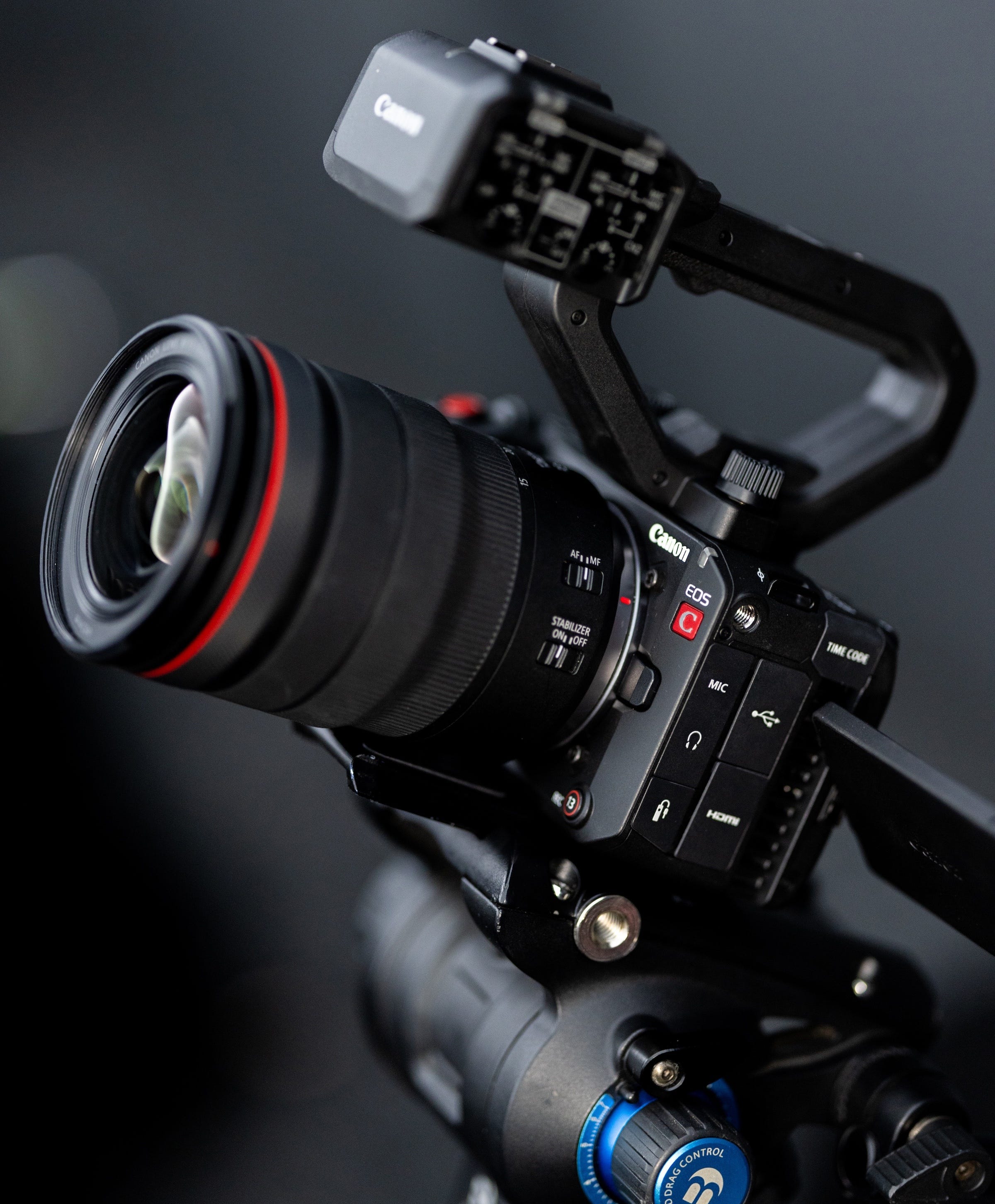 Canon C50 detachable top handle