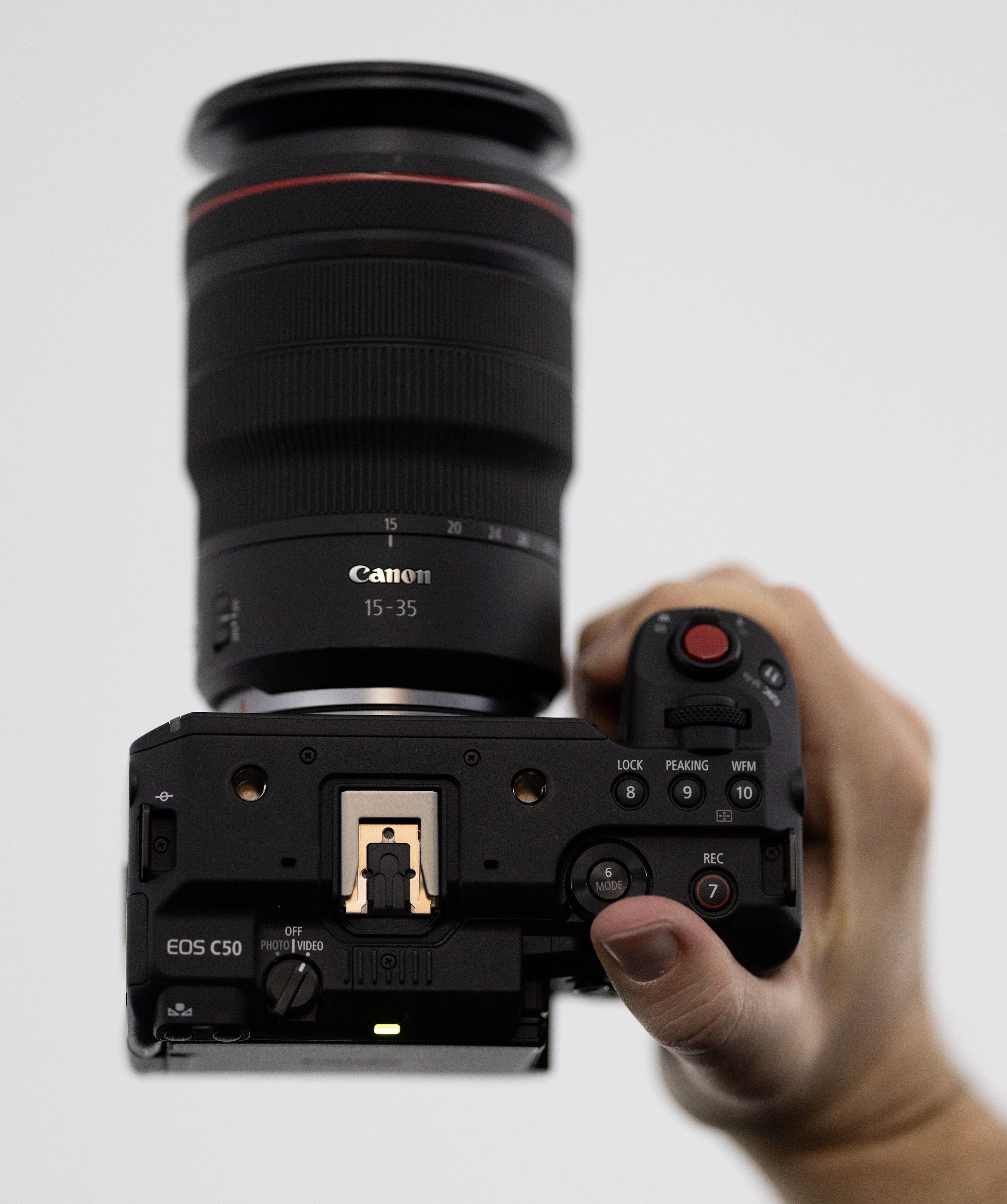 Canon C50 fits in the palm of your hand