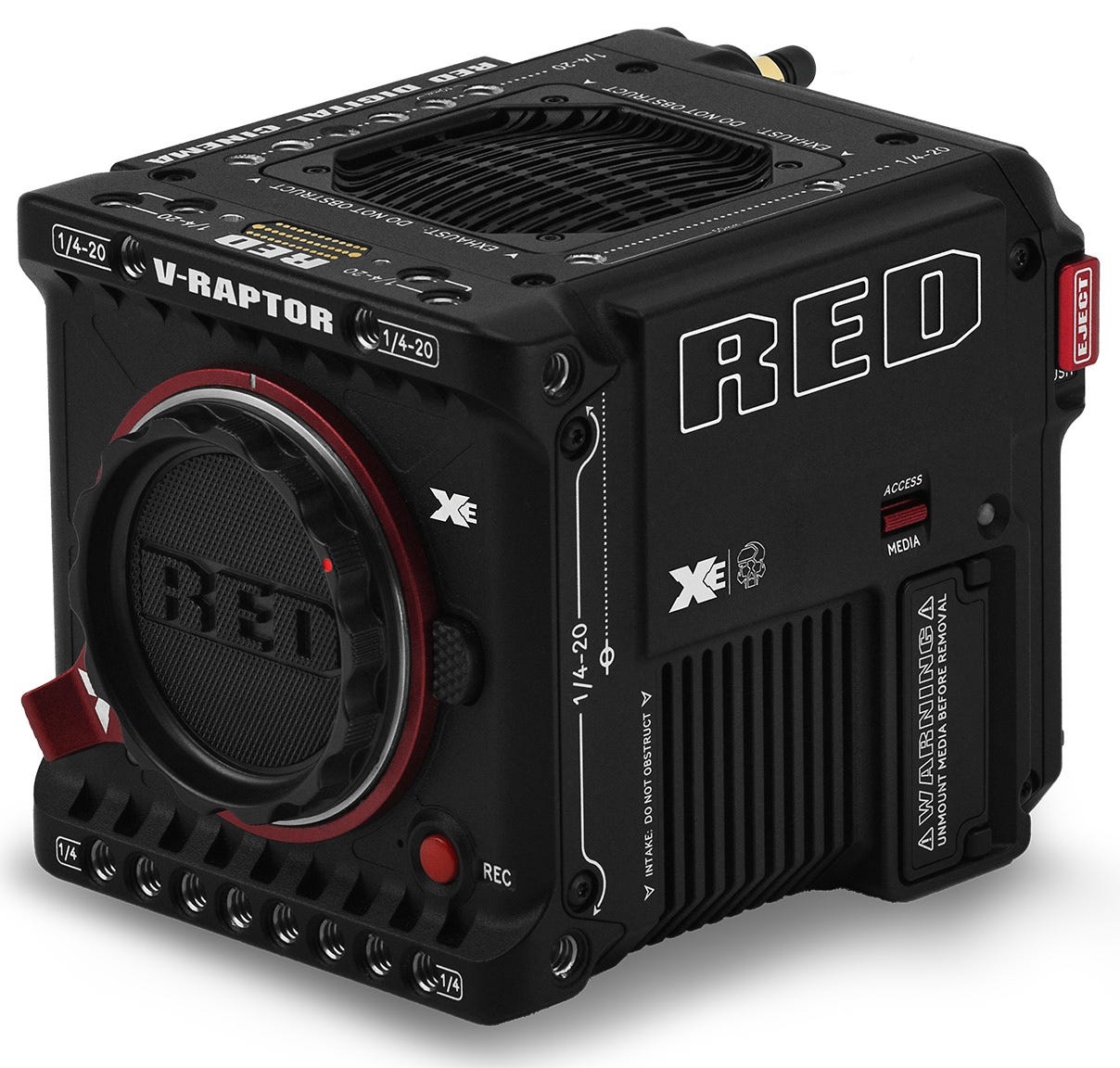 RED Digital Cinema V-RAPTOR XE Camera, RF Mount features