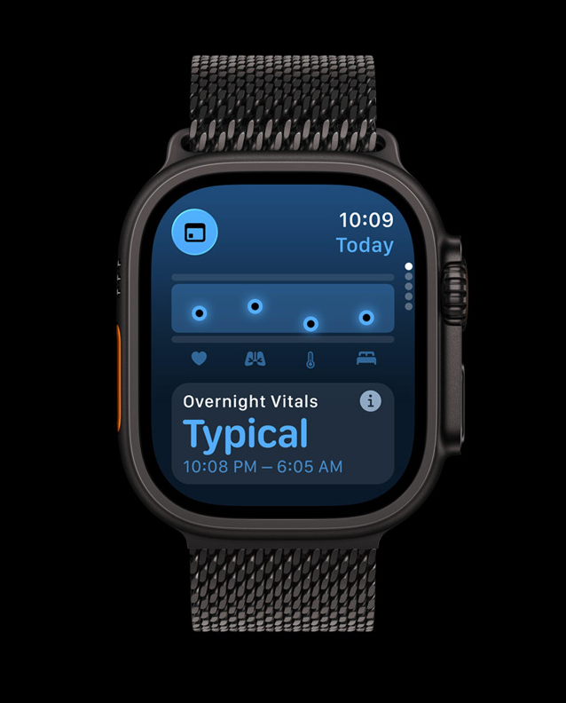 Apple Watch Ultra 3 health sensors