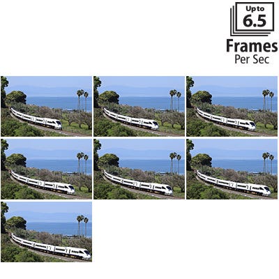 High-Speed Continuous Shooting at up to 6.5 fps
