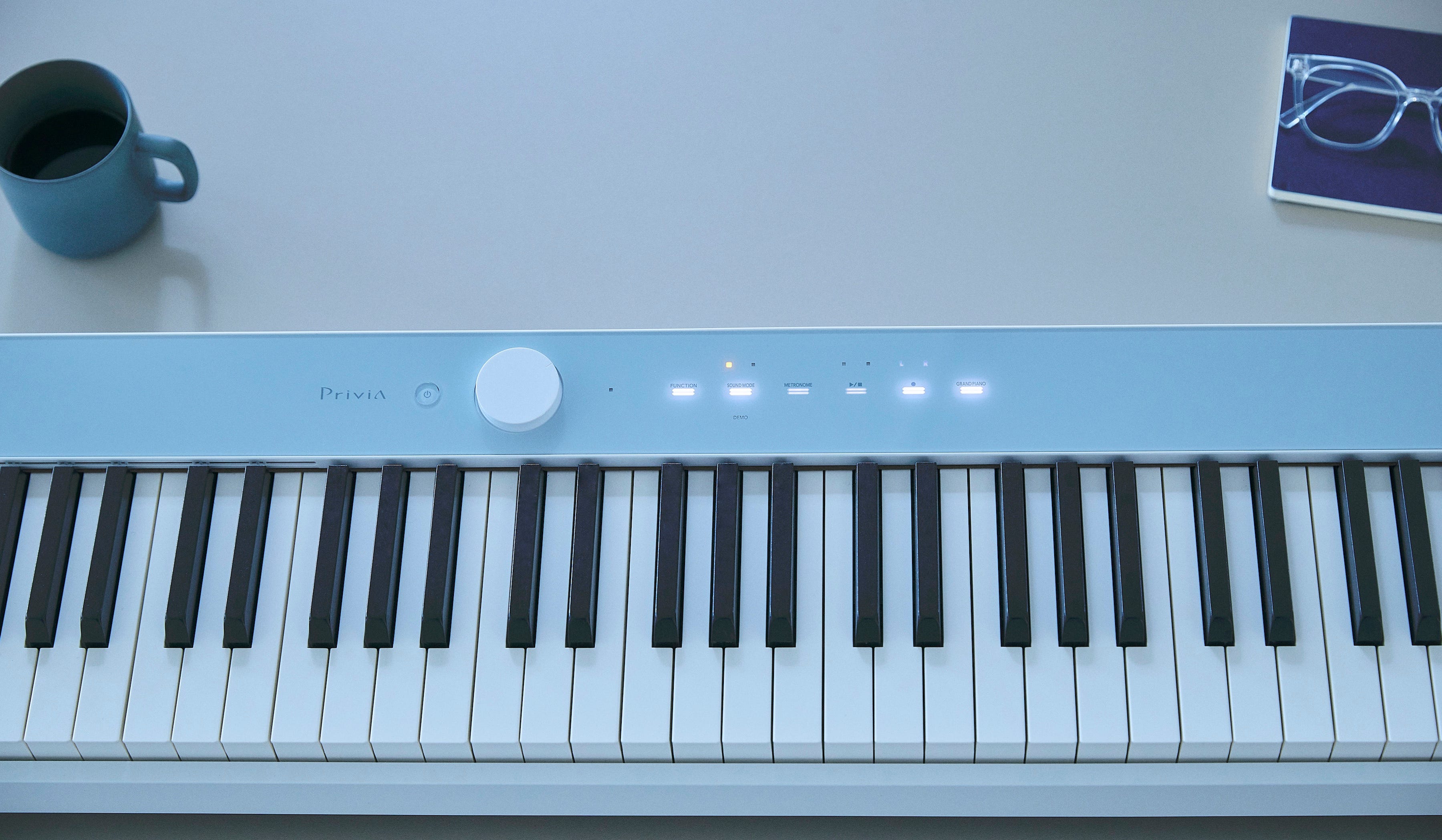 Casio Privia Piano Calm Blue minimalist design