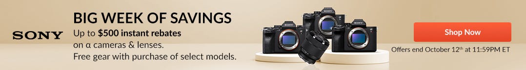 Sony 1 week sale