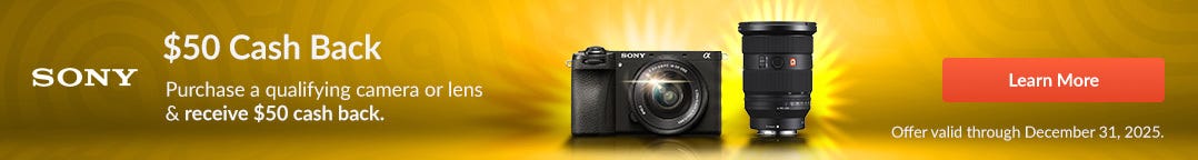 Sony $50 cashback
