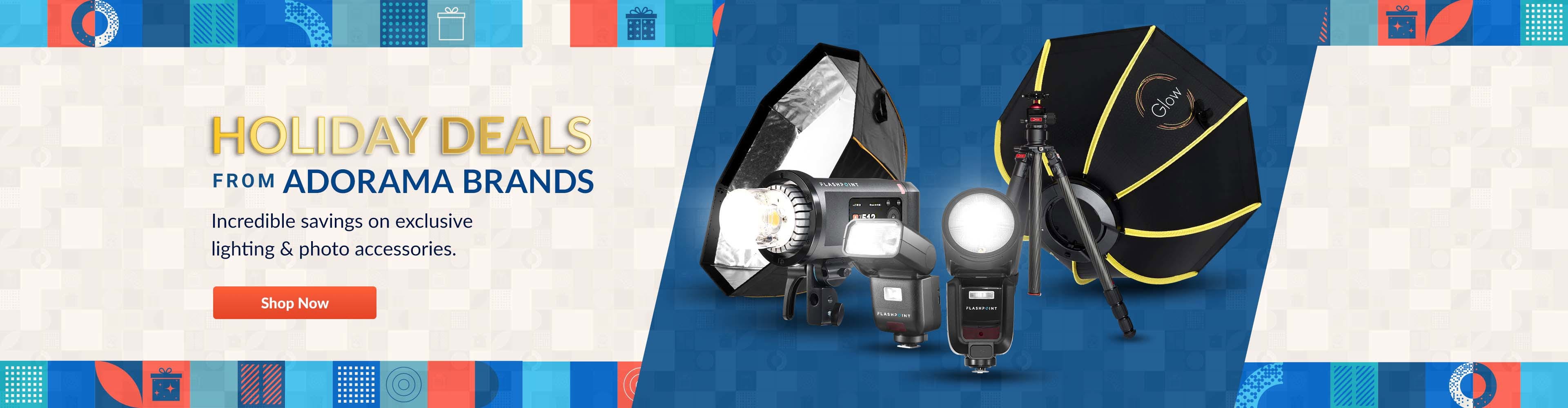 Holiday Deals from Adorama Brand 11-3 5pm to 12/31
