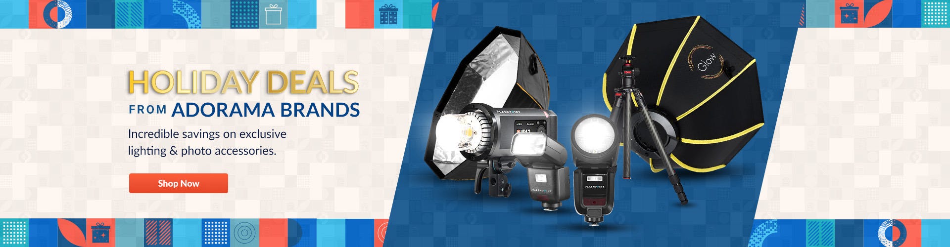 Holiday Deals from Adorama Brand 11-3 5pm to 12/31
