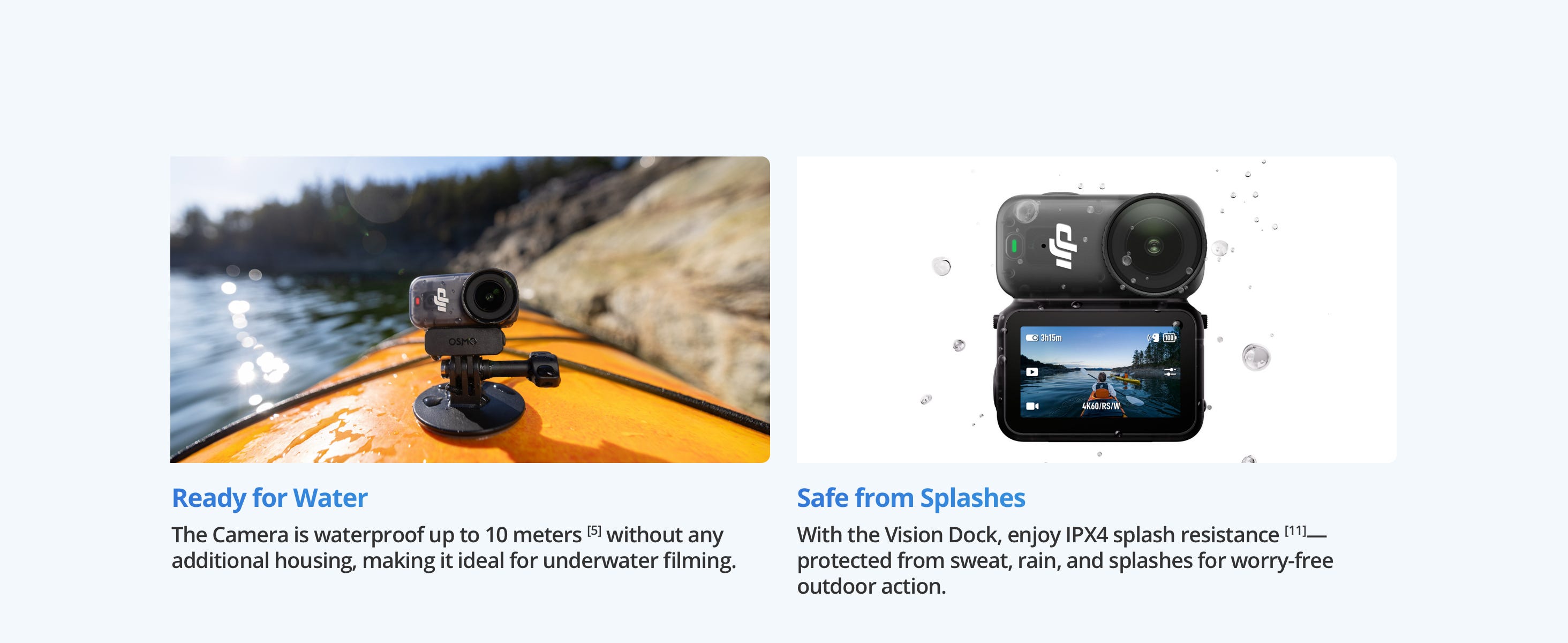 DJI Osmo Nano Action Camera is waterproof