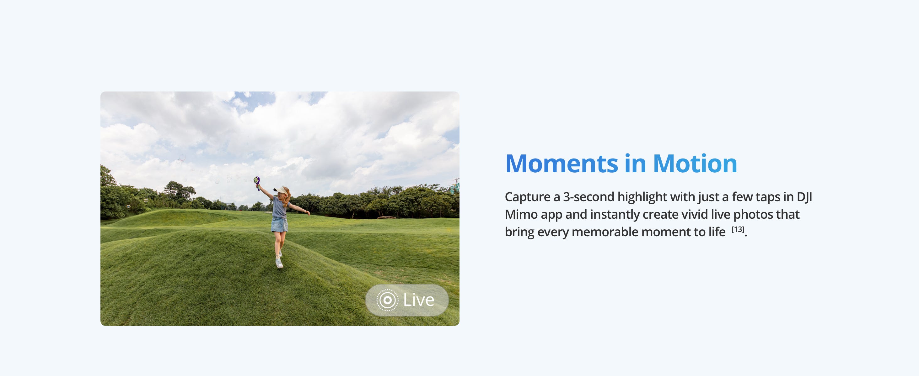 DJI Osmo Nano Action Camera moments in motion