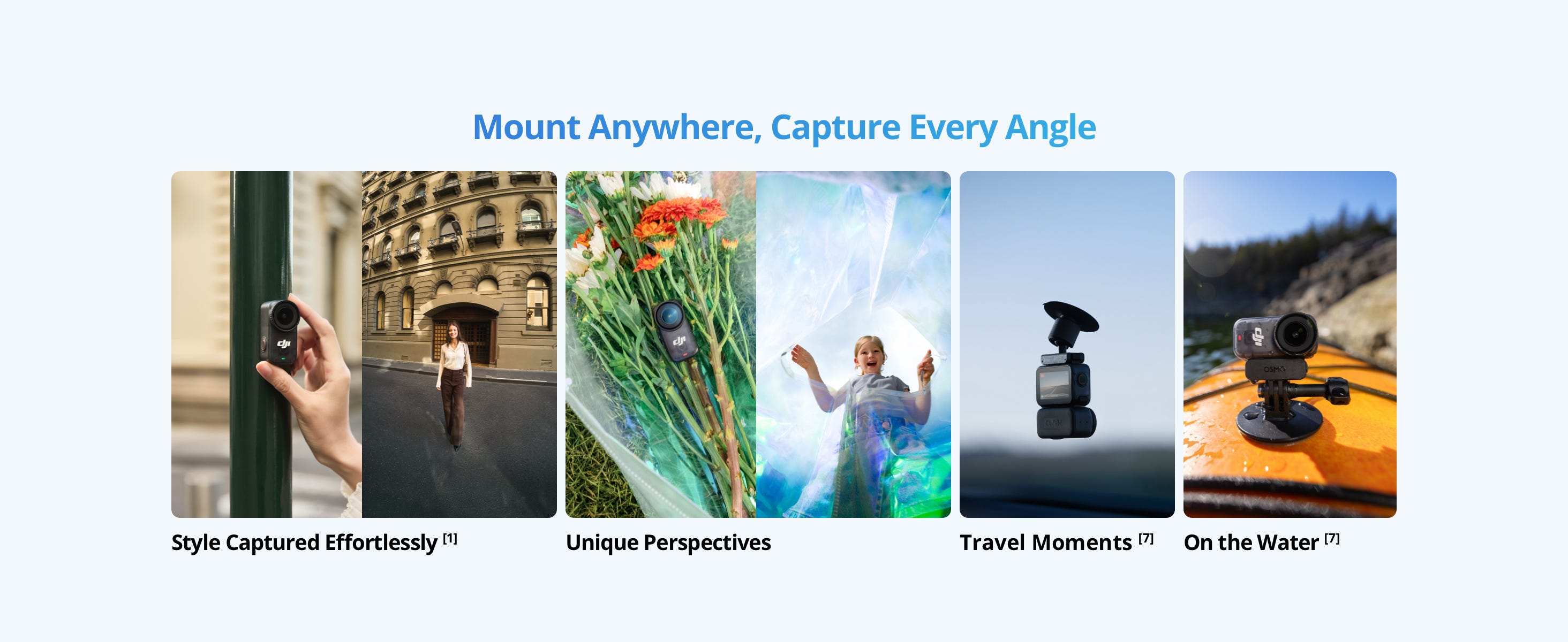 DJI Osmo Nano Action Camera capture every angle
