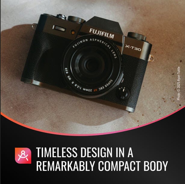 Timeless design in a remarkably compact body
