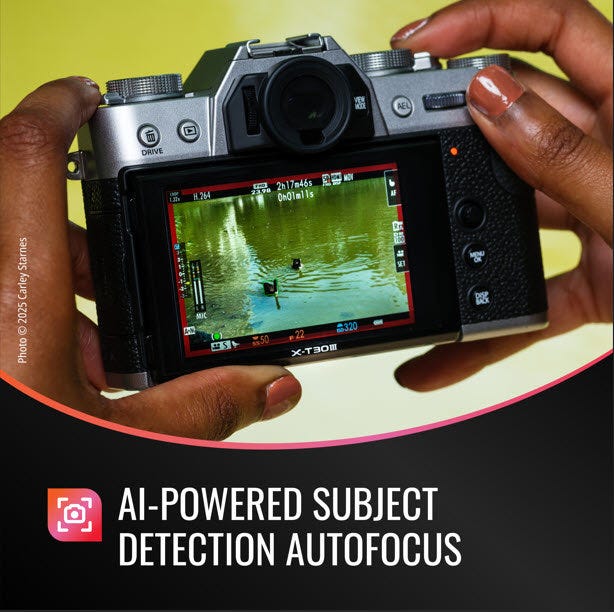 AI-powered subject detection autofocus