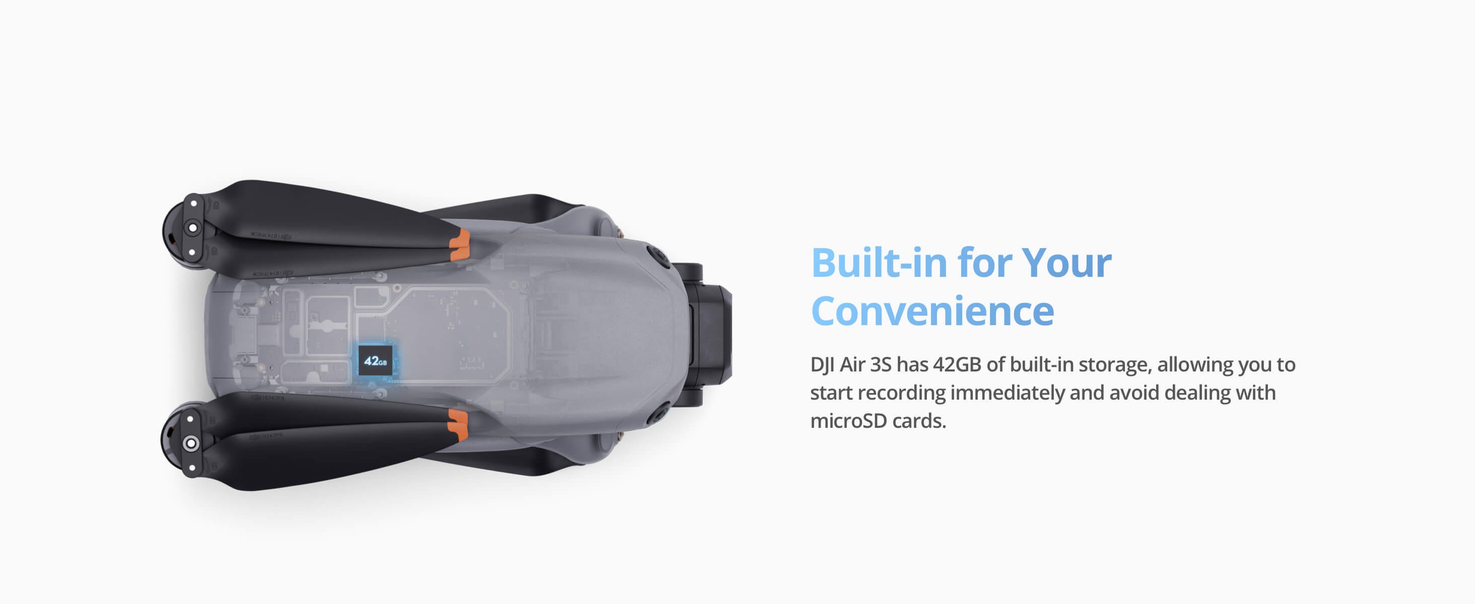 DJI Air 3S Drone Fly More Combo with RC-N3 Remote Controller