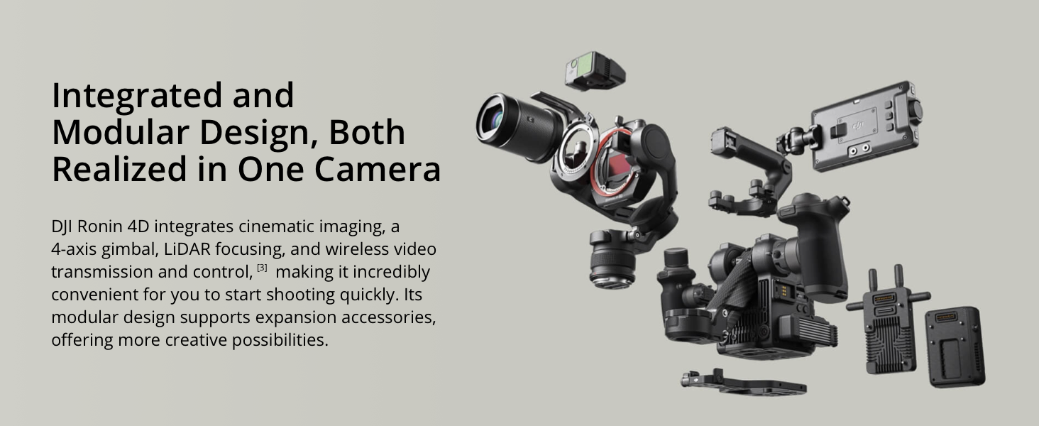 DJI Ronin 4D 4-Axis Cinema Camera 6K Combo Kit