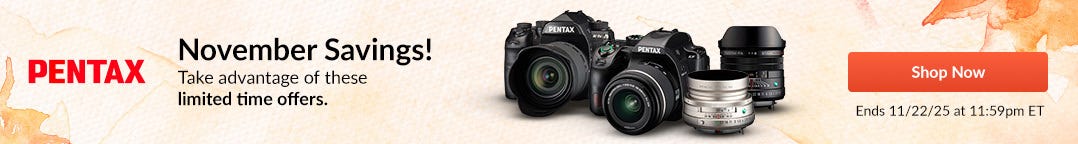 Pentax Nov Sale