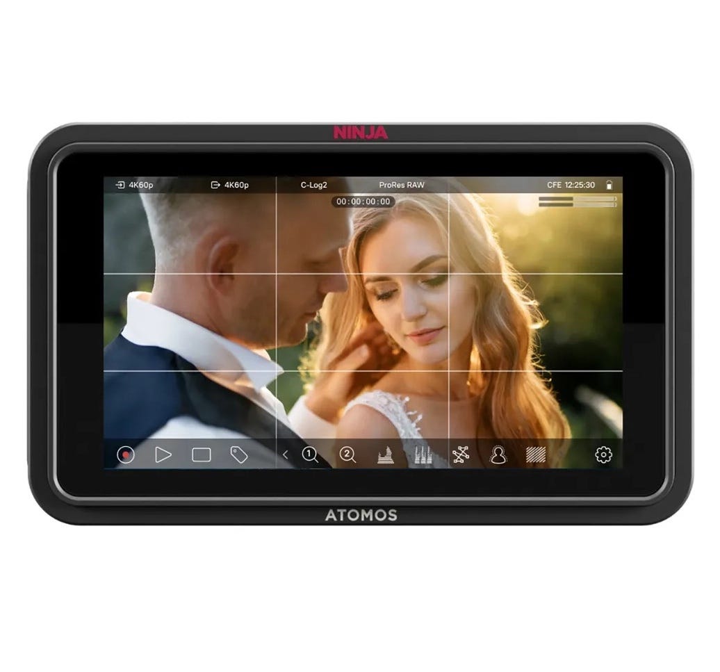 Atomos Ninja TX GO Monitor-Recorder display