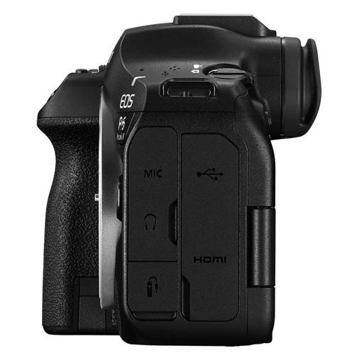Canon EOS R6 Mark III Mirrorless Camera Whether you are a still photographer working tethered, or a video creator working with external recorders, the Canon R6 III has you covered. Fast USB-C, a full-sized HDMI Port, headphone and microphone jacks, as well as FTP support help creators capture and transfer files in a way that works best for their workflow.