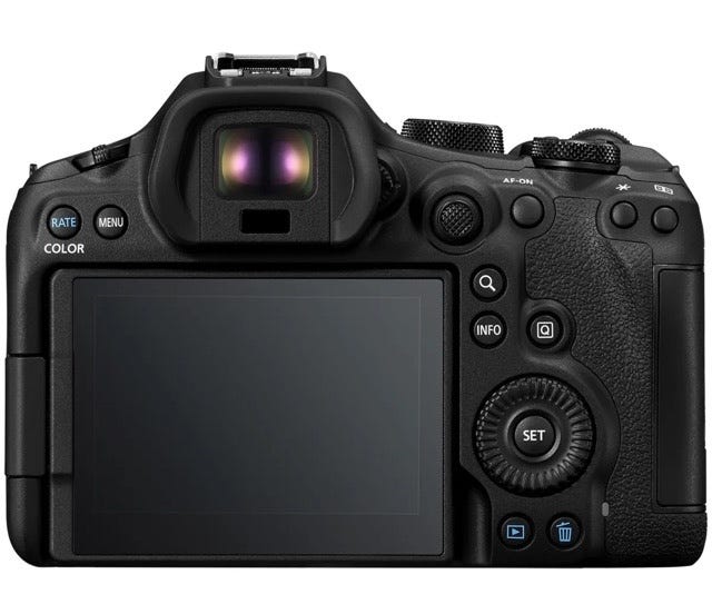 Canon EOS R6 Mark III Mirrorless Camera High Resolution EVF and LCD Touchscreen