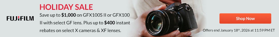 Fujifilm Holiday Sale