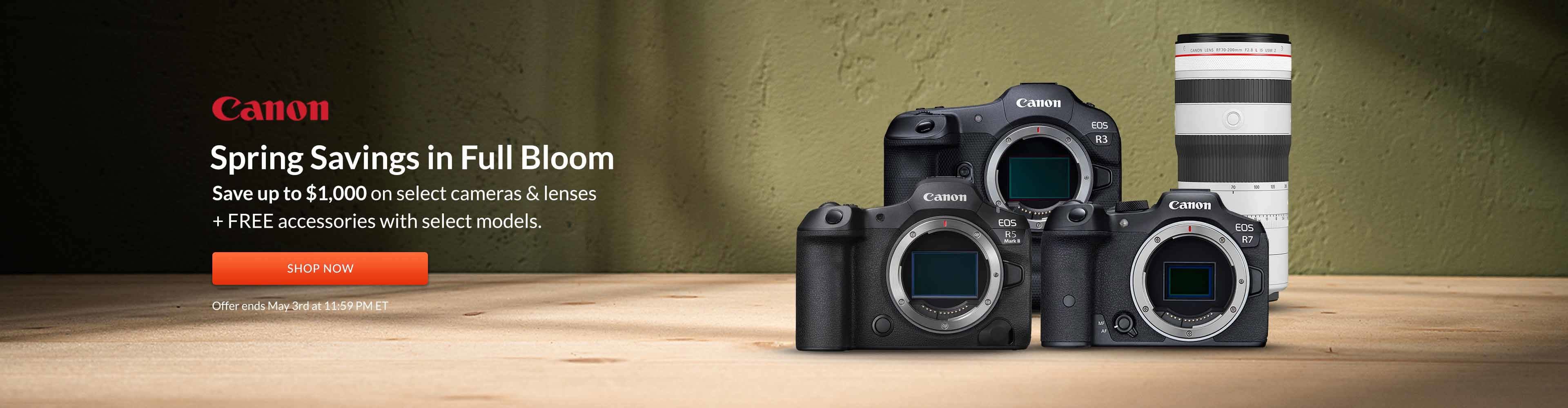 Canon promo april 6th - may 3rd