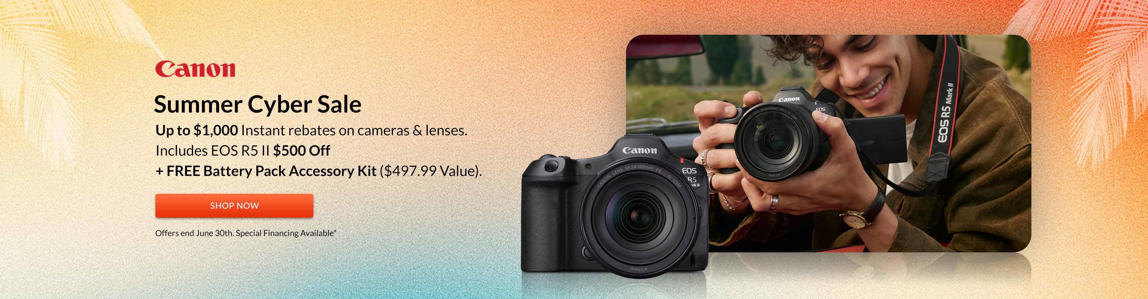 Canon promo - ends June 30