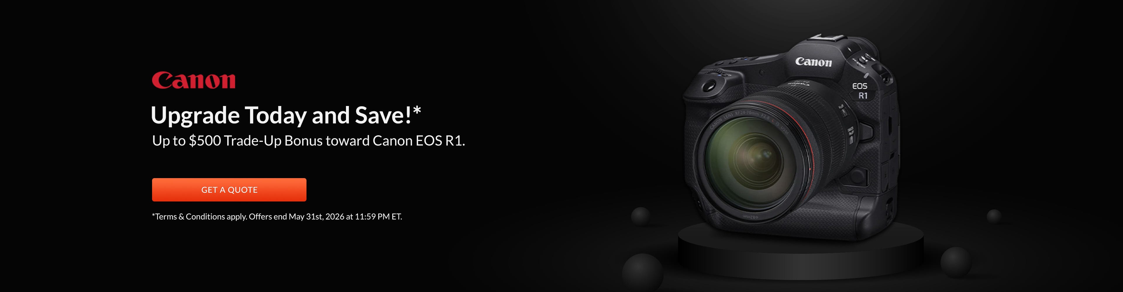 Trade-Up Bonus Canon EOS R1