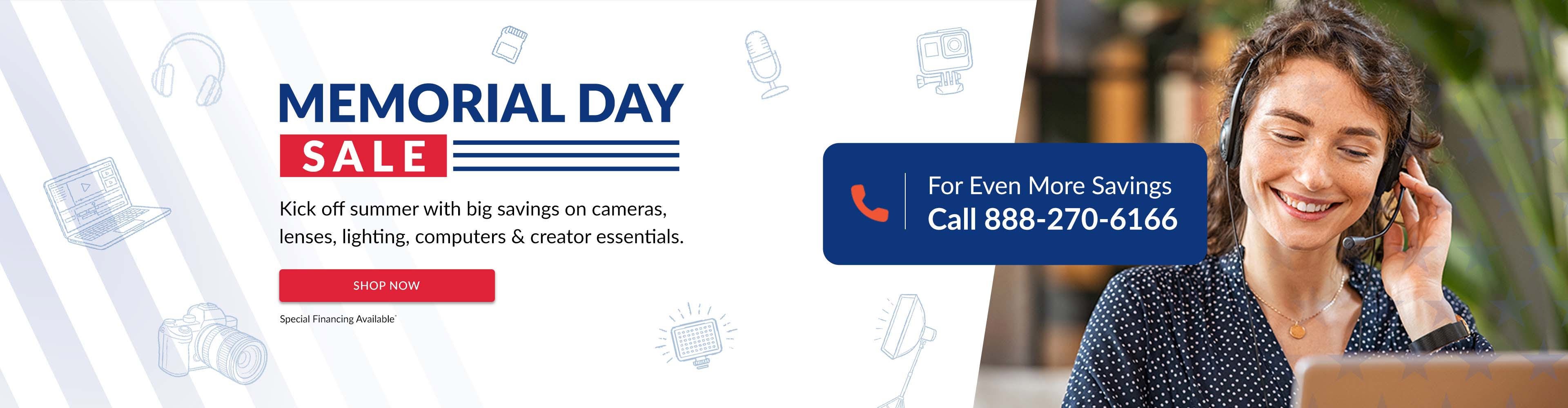 Mem day sale call center