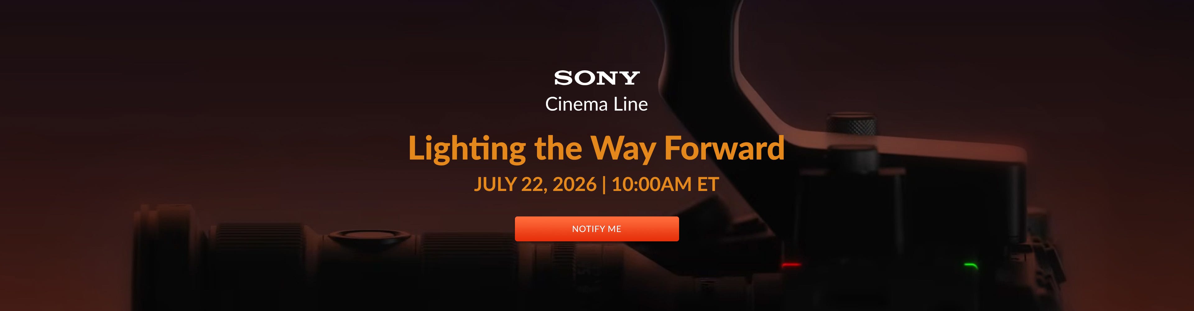 Sony Cinema Line Teaser