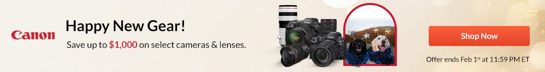 Canon New Year sale