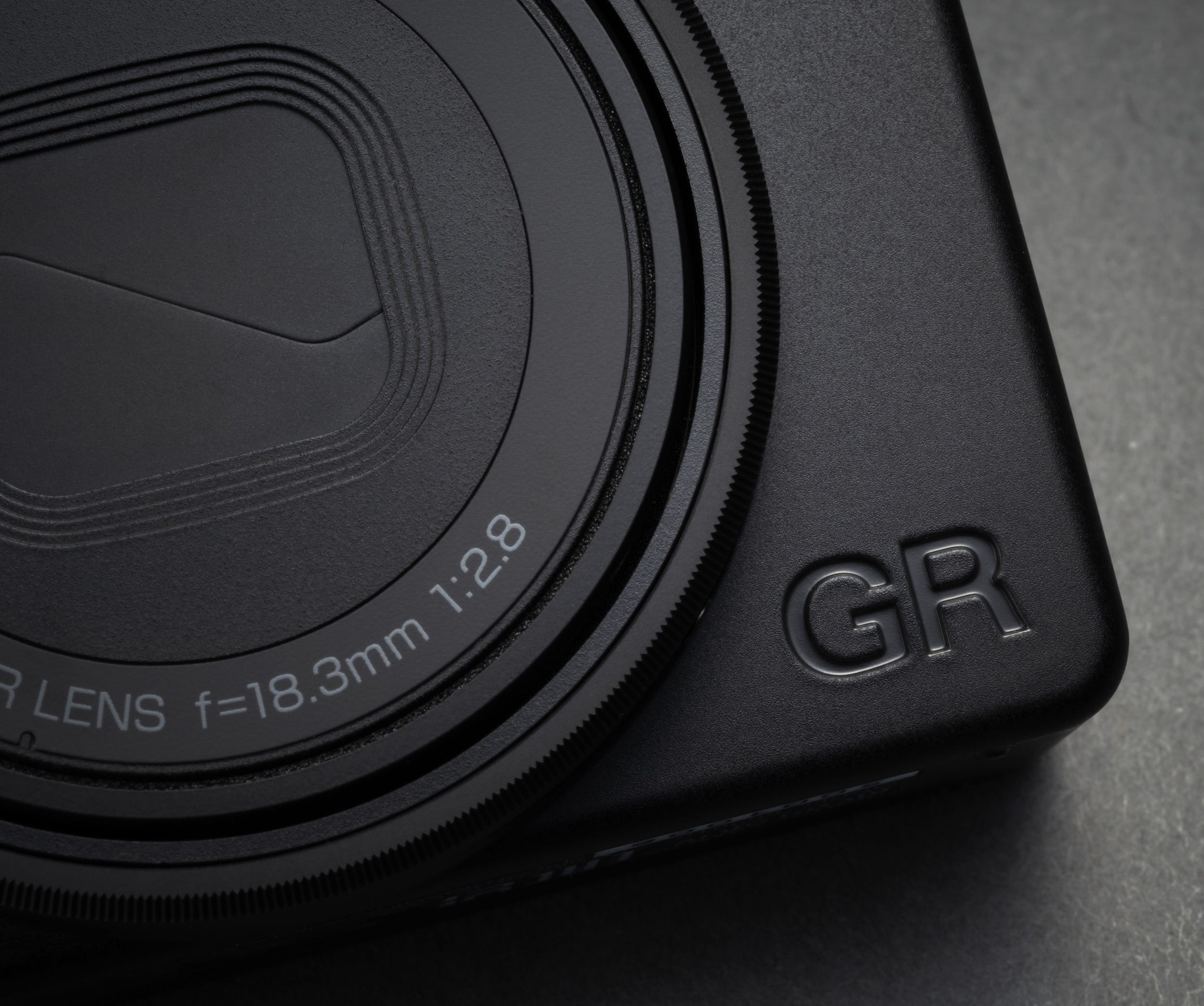 Ricoh GR IV Monochrome GR logo