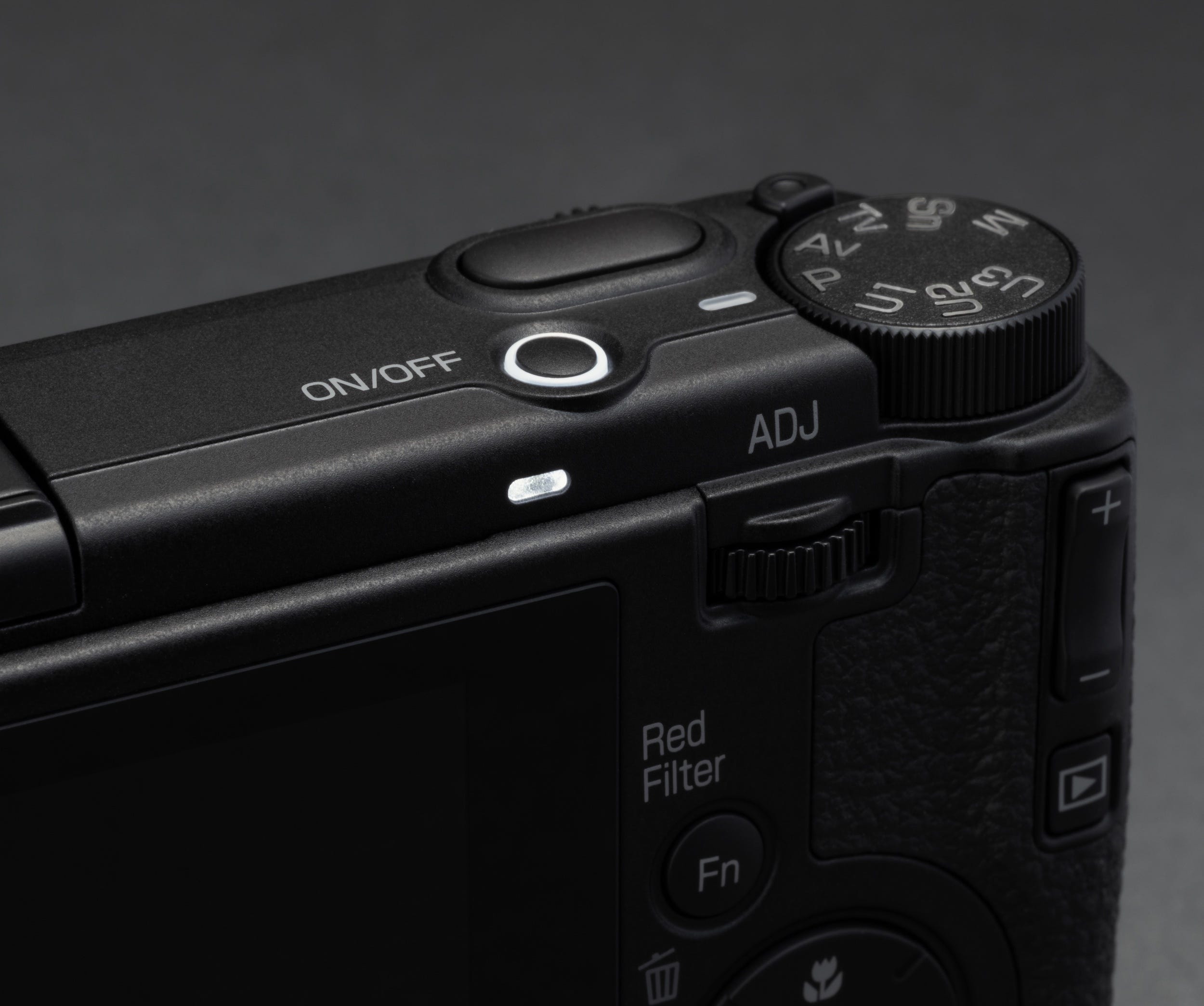 Ricoh GR IV Monochrome power button