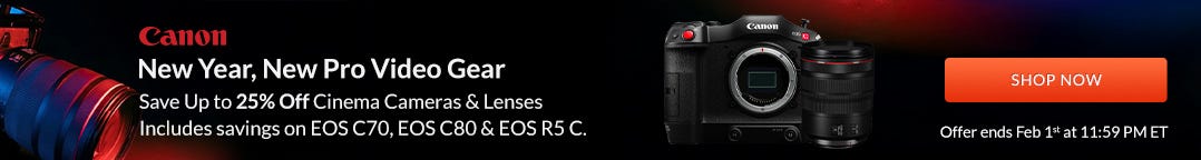 Canon Pro video sale