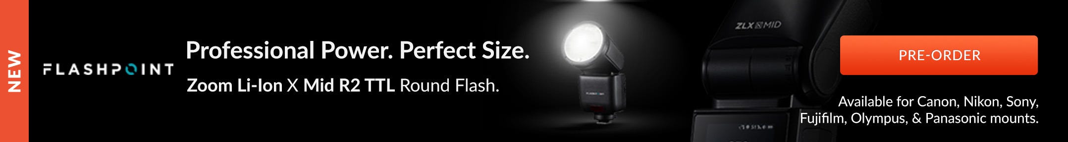 Flashpoint Zoom Li-Ion X Mid Flash - NPA