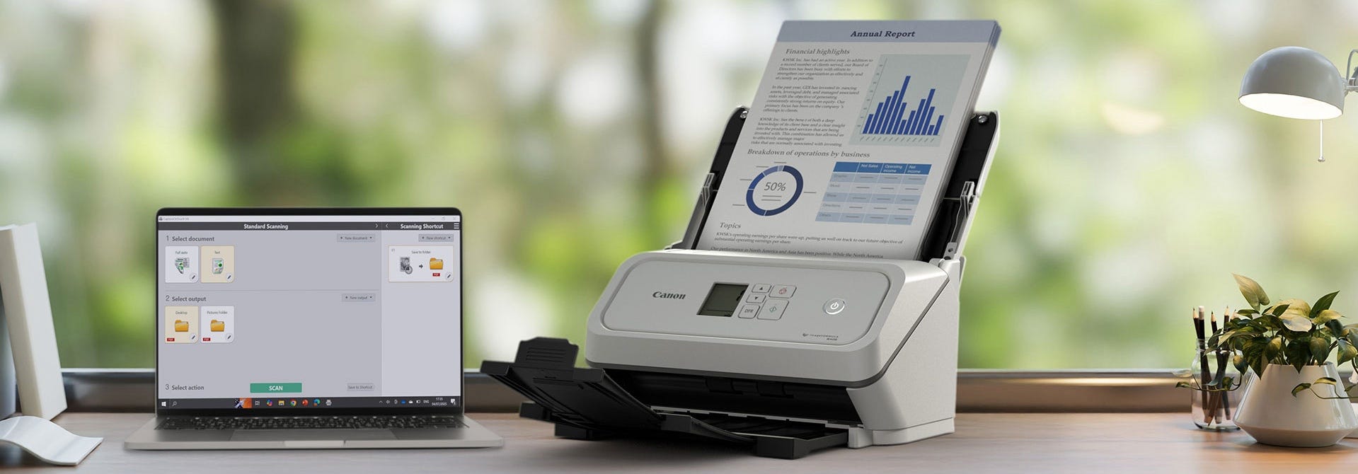 Canon imageFORMULA R40II Office Document Scanner