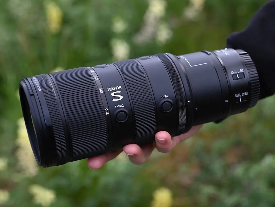 NIKKOR Z 70-200mm lens Fn buttons