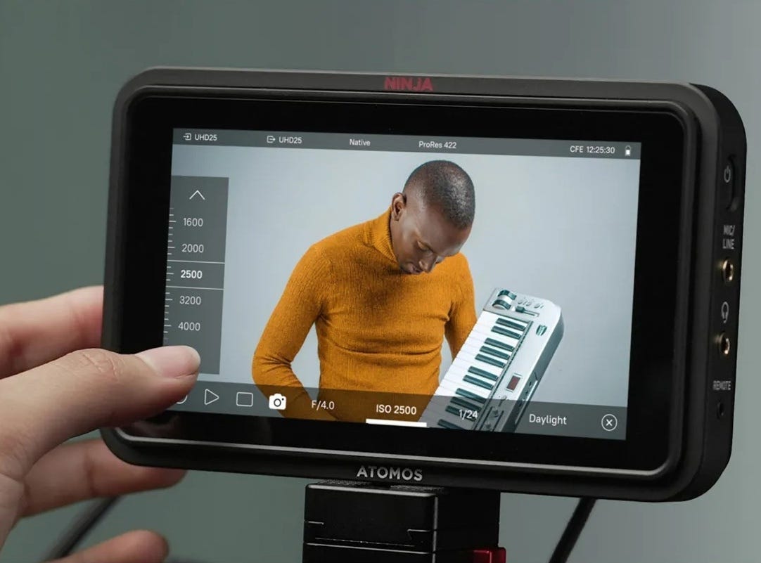 Atomos Ninja RAW monitor-recorder touchscreen